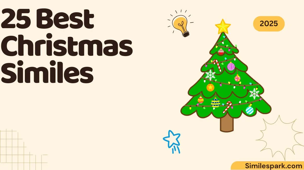 25 Best Christmas Similes