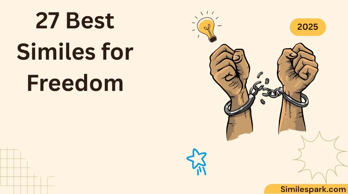 27 Best Similes for Freedom