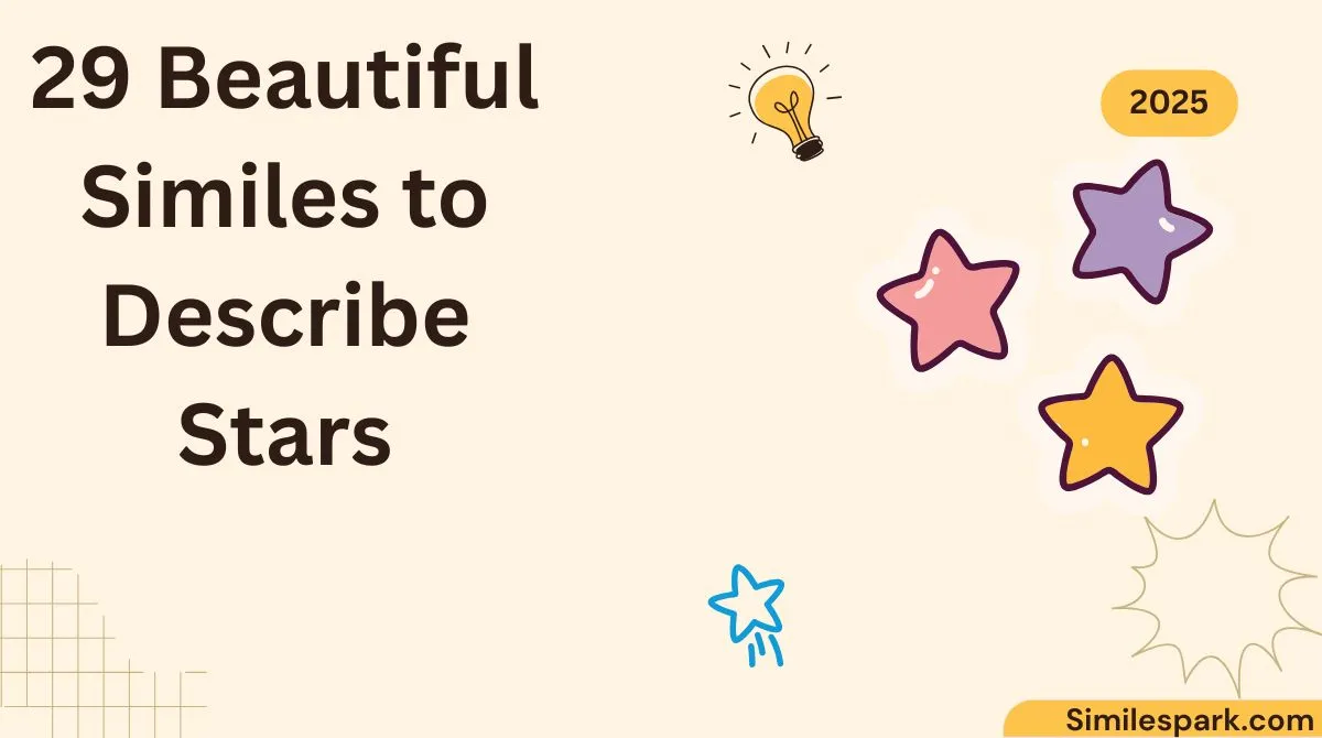 29 Beautiful Similes to Describe Stars