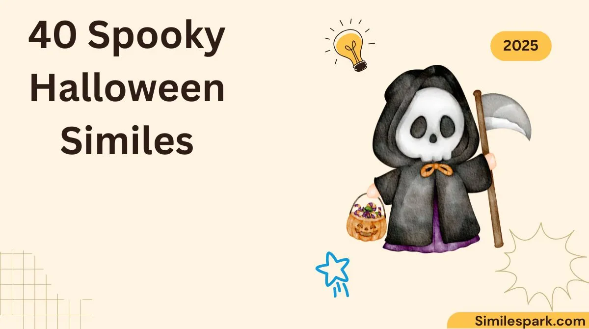 40 Spooky Halloween Similes