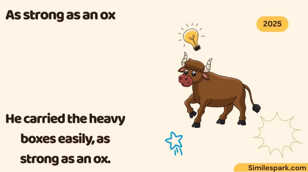 As strong as an ox