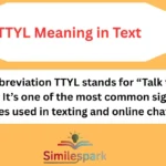 TTYL Meaning in Text