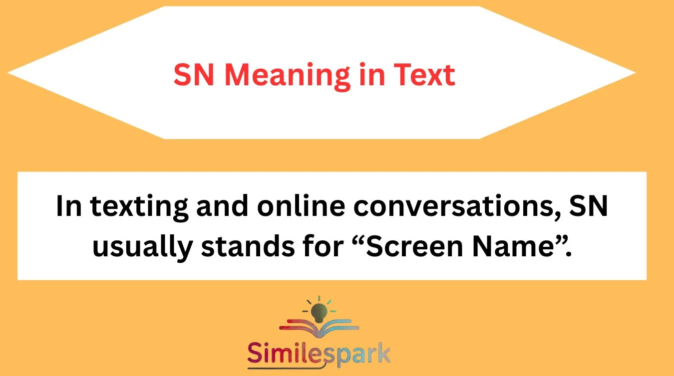 SN Meaning in Text